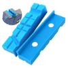 2pcs 5.5in Vise Jaws Milling Vise Jaw Clamps Magnetic Bench Vice Pad Tools for Gripping Mechanical Pipe Fitting Fixed Protector