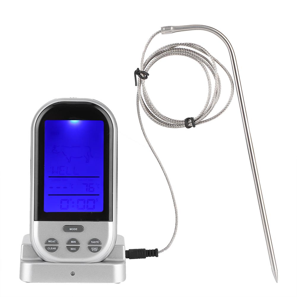 Цифровой беспроводной зонд термометр для мяса и еды для духовки, гриля, кухни, кухонного инструмента для приготовления пищи