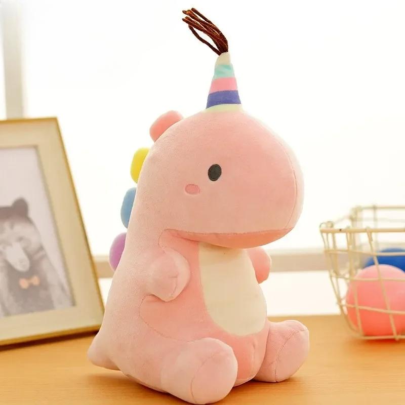 Милая плюшевая игрушка в виде динозавра, маленькая кукла-лев, мягкая детская игрушка, подарок на день рождения, маленькая игрушка-свинка, плюшевая игрушка-гиппопотам