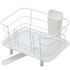 Liberalista Mini Wire Dish Drainer, White, 29.5cm W X 22cm D X 20.5cm H