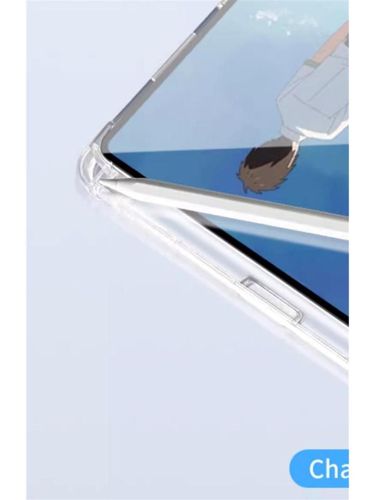 Магнитный чехол-трифолд для OppoPad3 Pro со слотом для стилуса - Полная силиконовая обертка, Защита от падений