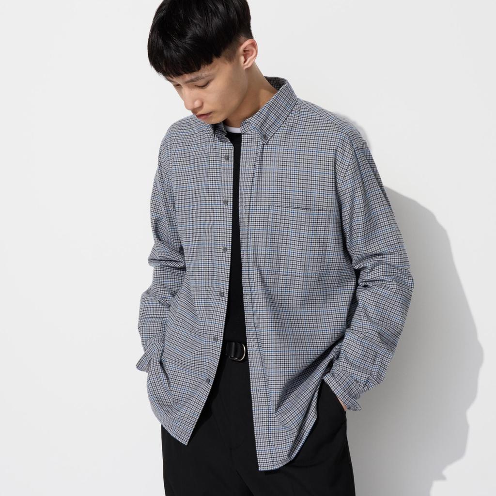 Uniqlo Flannel Shirt  Long Sleeve Regular Color  Check J