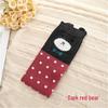3D Cartoon Pure Cotton Mid-Calf & Knee-High Socks for Girls - Cute Spring/Autumn Wear