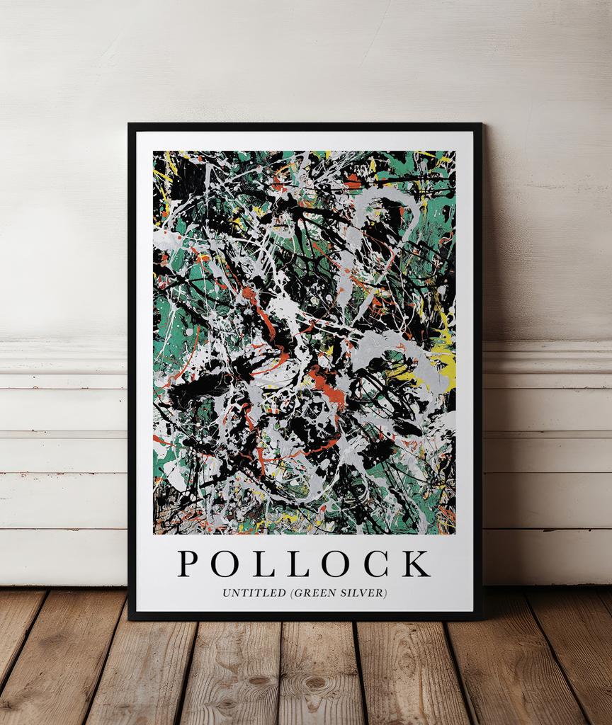 Plakat Jackson Pollock abstrakcja green