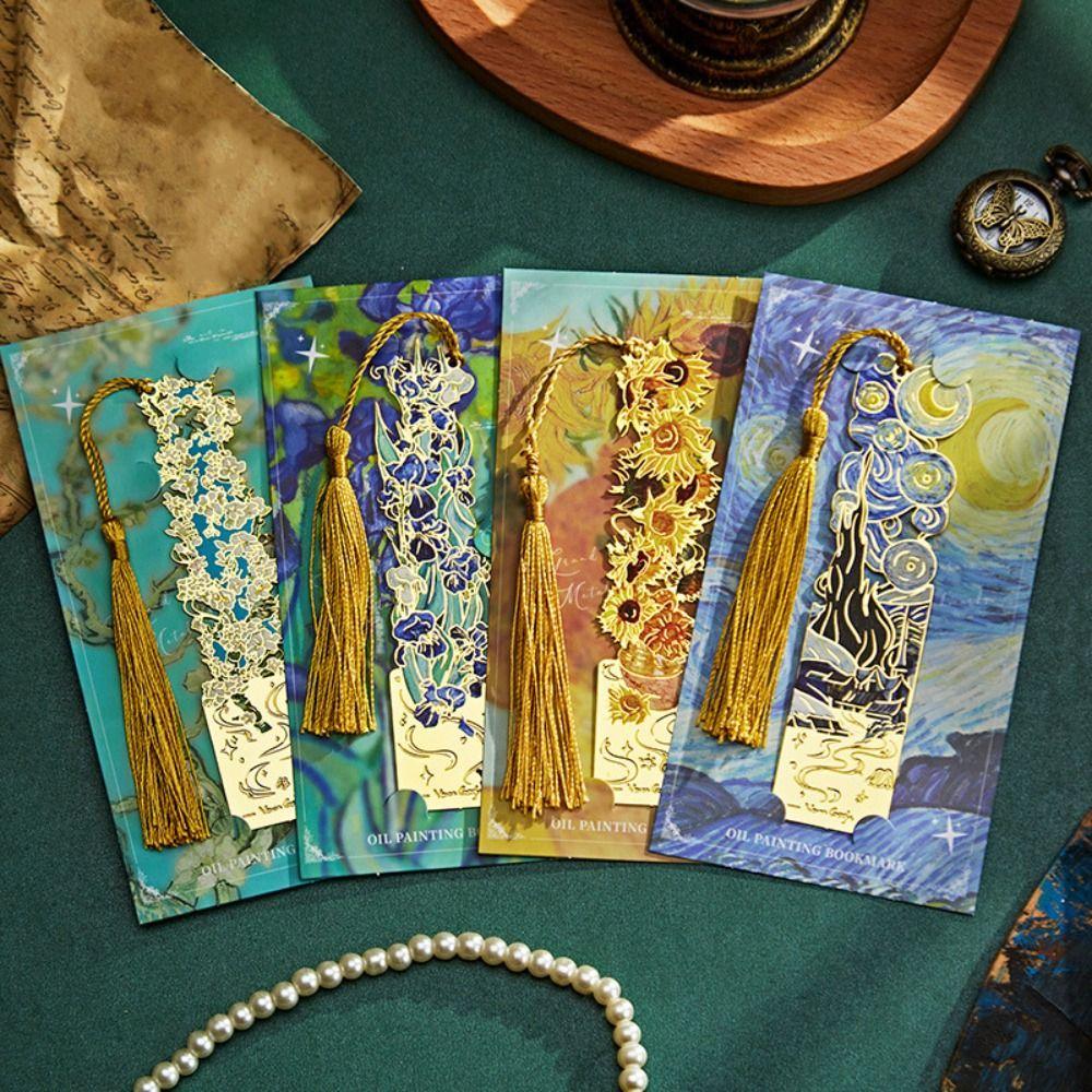 with Tassel Metal Hollow Bookmark Exquisite Reading Stationery  Book Lovers
