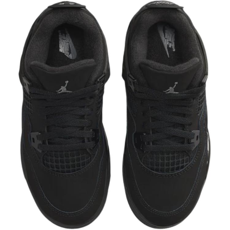 Jordan Баскетбольные кроссовки Air Jordan 4 Mid top Черные Детские Возраст 3-7 лет IB4388-010