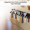 Wrench Organizer Wall Mount Wrench Organizer Hand Tool Holder Rail Rack Storage Holder Garage Workshop Hardware Tool Hanger