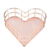 Многофункциональная антикоррозийная железная корзина для хранения в форме сердца для дома и офиса(Роза Золотая)