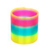 Large Rainbow Elastic Coil Spring Folding Magic Hula Coil