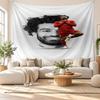 Mohamed Salah Wall Tapestry, Soft Fabric Wall Hanging, Decorative Backdrop For Bedroom Home Wall Art