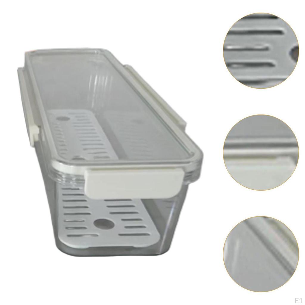 Pasta Container Food Keeper Clear Sturdy with Lid Noodle Holder Spaghetti Storage