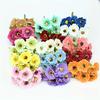 Artificial Flowers Silk Mini Bouquet Outdoor Garden Wedding Wreath Home Room Vase Table Decora Scrapbook Bridal DIY Gifts Props
