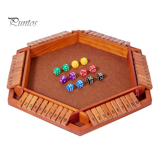 Настольная игра «Закрой коробку», 6-сторонняя образовательная математическая игра с кубиками, стратегическая игра для 6 игроков, для детей, взрослых, семейных вечеринок, интерактивная деревянная игра «Закрой коробку»