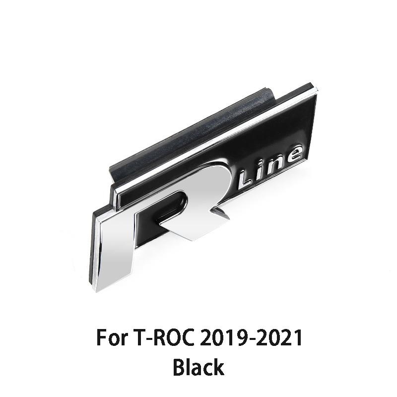 BRW1 VW 2026 Hot 3D Car Grill Emblem Rline Badge R line Car Grille Stickers for Volkswagen VW Bora Sagitar Magotan Lavida Tryron Thar ko2