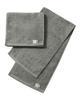 Slim Face Imabari Set of Medium 22 X Made In Plain [aso] Towels, 2, Thick, 82cm, 100% Cotton, Japan, Moffin, Charcoal, Cy-mf319-sf2-a-ch