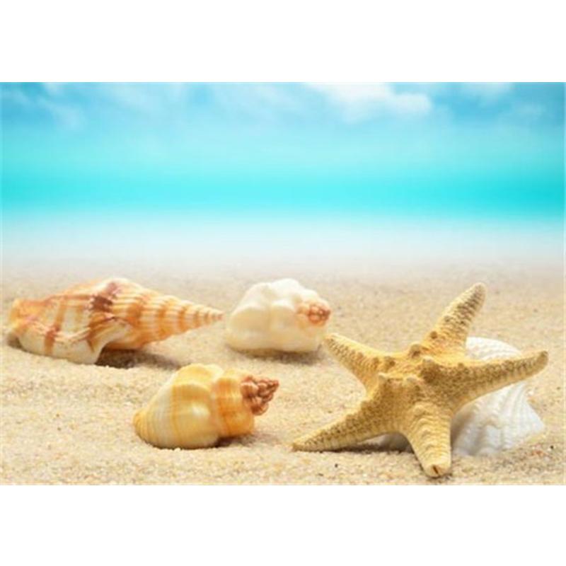 Алмазная картина Морская звезда, полная квадратная мозаика, художественная Алмазная вышивка, пейзажная картина из стразов, украшение для дома