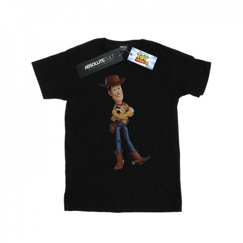 Disney Womens/Ladies Toy Story 4 Sherrif Woody Cotton Boyfriend T-Shirt