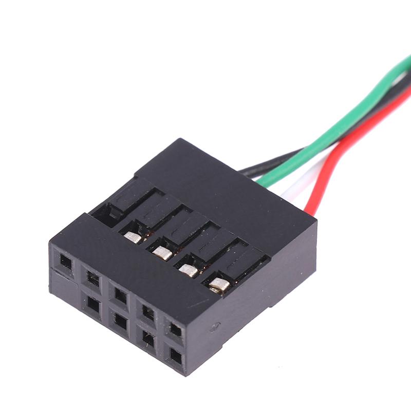 1Pc Usb 9 Pin Interface Header Motherboard Extension Splitter 1 To 2 Cable Desktop Usb2.0 Hub Connectors Adapter Port