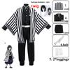 Obanai Iguro Snake Cosplay Anime Demon Slayer Kimetsu No Yaiba Obanai Iguro Cosplay Kimono Pant Top Kisatsutai Uniforms Halloween Costume Set