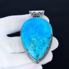 Tibetan Turquoise Pendant, 925 Sterling Silver Handmade Jewelry, Turquoise Silver Pendant, Party Wear Jewelry For Women's, Pendant New Year Gift
