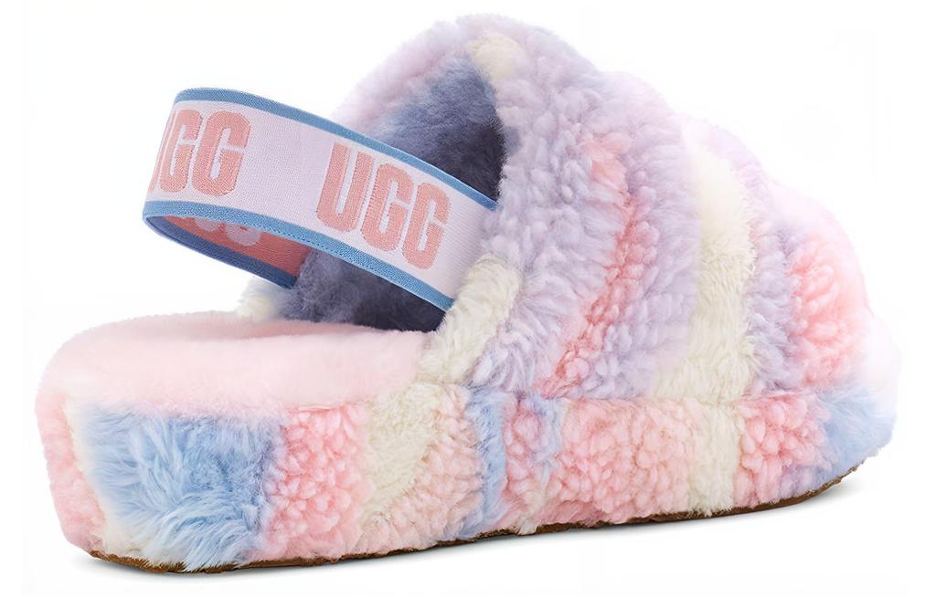 UGG Шлепанцы Fluff Yeah Slide Cali Collage Женские 1120070-PSTR