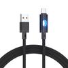 PD 60W USB Type C To Type C Cable Fast Charging Charger Data Cord USB A To Type C Led Indicator Light Quick Charge Cable