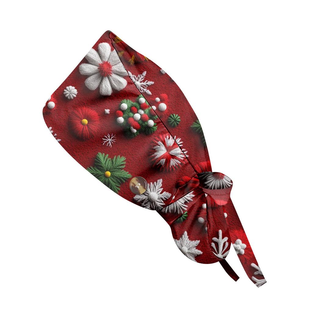 Модная рождественская рабочая кепка с принтом, повседневная женская кепка с хвостиком, кепка с повязкой, кепка Baotou