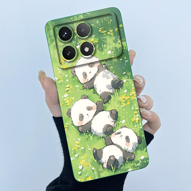 Для Xiaomi Poco X6 Pro 5G Чехол Poco X6Pro Задняя крышка Модный Минимализм Цветочный Мягкий Жидкий Силиконовый Чехол Для PocoX6 Pro Fundas
