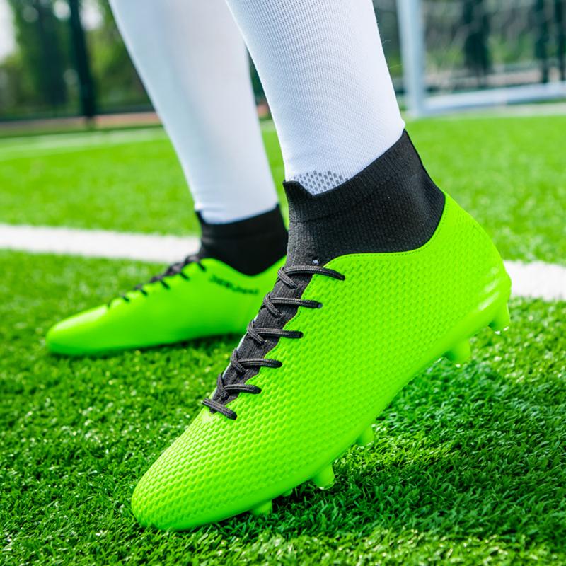 Футбольные бутсы, однотонные эластичные носки с длинными ногтями, тренировочные искусственные луга, спортивные тренировочные футбольные бутсы на открытом воздухе
