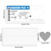 5Sheets Boarding Pass Scratch Off Game Card with Envelope DIY Surprise Gift for Wedding Birthday Party Christmas Travel Tickets