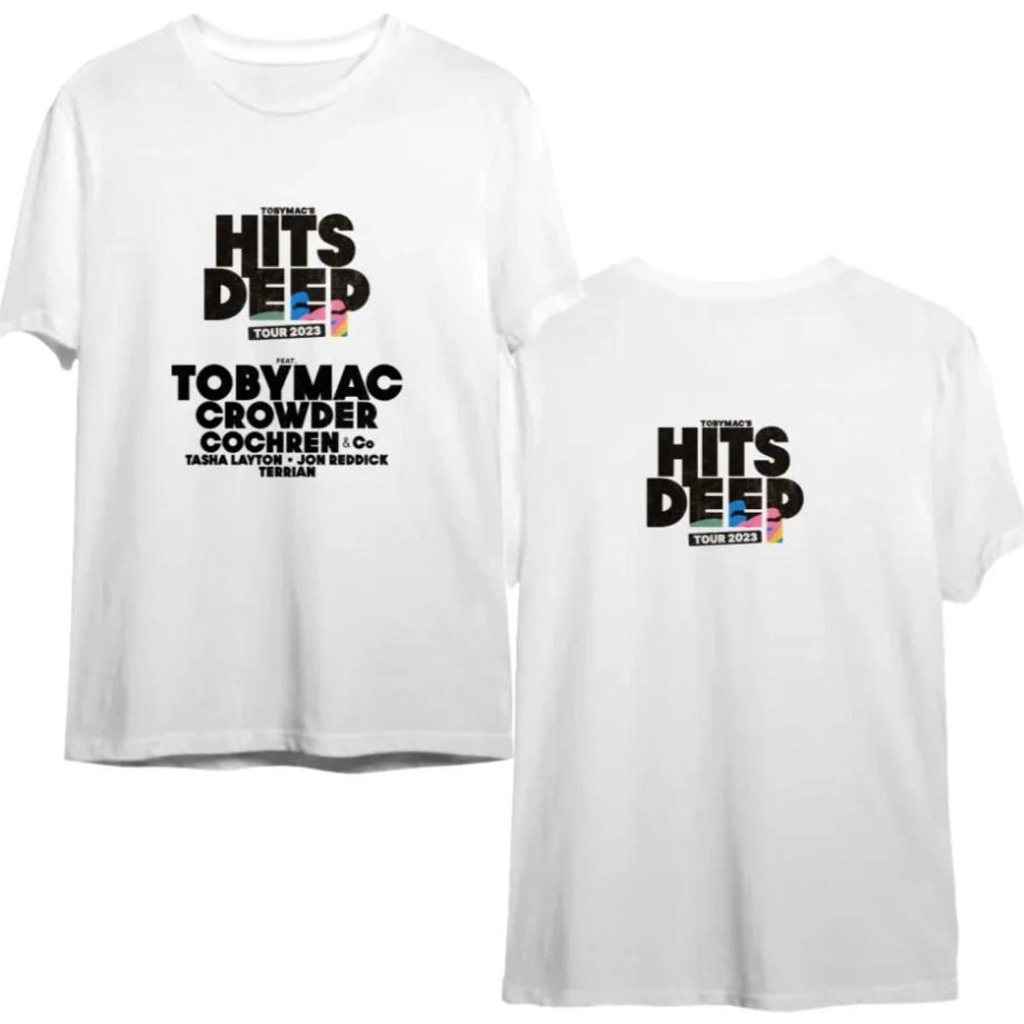 Официальная футболка TobyMac Hits Deep Tour 2023 – Футболка с концерта христианской музыки