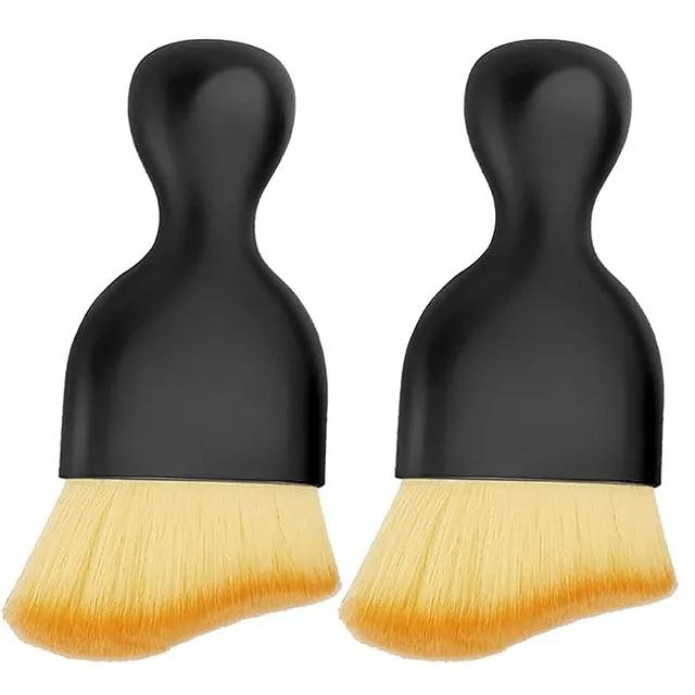 Мягкая чистящая щетка для клавиатуры Инструмент для чистки салона автомобиля Щетка для чистки вентиляционных отверстий центральной консоли Очистители для автомобильных ПК