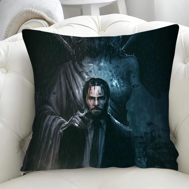 Наволочка для диванной подушки 45x45 см Наволочка для подушки John Wick 45*45 Наволочки для кровати Осенний декор Декоративные наволочки 40x40 Садовые кресла