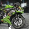 1/12 Kawasaki 600cc Niaja ZX6R Alloy Motorcycle Model Simulation Diecast Metal Street Motorcycle Model Children Toy Gift