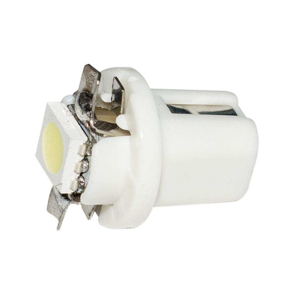 50pcs T5 5050 1SMD LED B8.5D 509T Indicator Gauge Dashboard Dash Side Lights Bulbs( Blue Yellow Red Green White Each of 10pc)