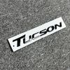 swpzb8 3D ABS Fit 2019-2021 TUCSON Rear Liftgate Nameplate Emblem Badge Letter Glossy Black Accessories