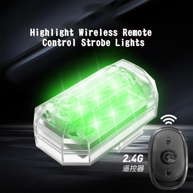 Светодиодные стробоскопы для мотоциклов, ночные огни для дронов, предупреждающие о столкновении, сигнальные огни для полета, мигающие предупреждающие огни