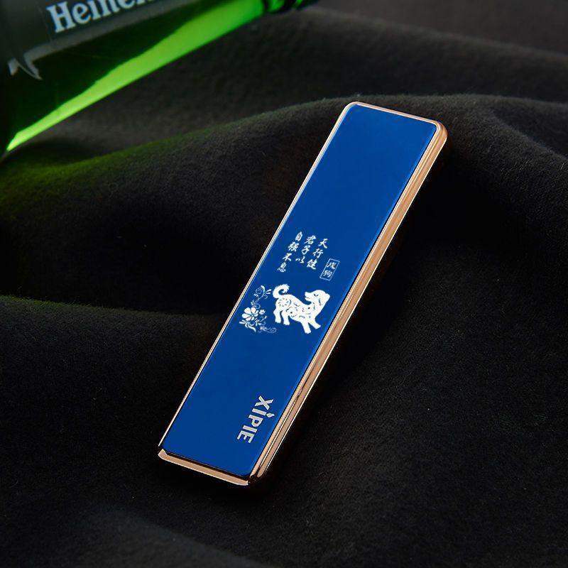Rechargeable Ultra-Thin USB Lighter: Stylish, Silent, Mini, Portable, Men's Choice