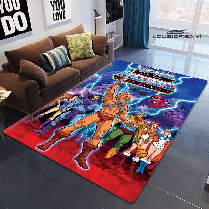 Ковер с принтом «Аниме Вселенная Мастер HE-MAN», детский игровой ковер для гостиной, спальни, красивый ковер, реквизит для фотосъемки