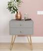 Nordic Nightstand Minimalist Modern Мебель для спальни Шкаф для хранения Модный домашний Ins Кованый светильник Роскошный прикроватный столик
