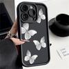 Матовый чехол для телефона Butterfly для iPhone 16 15 14 13 Pro Max 12 Pro 11 XS XR 8 7, противоударный мягкий силиконовый чехол TPU
