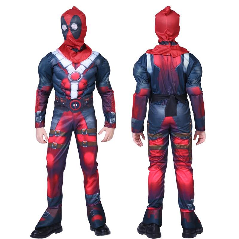 Детские костюмы Дэдпула маленькие дешевые костюмы для Хэллоуина аниме костюмы для сценических выступлений одежда героя