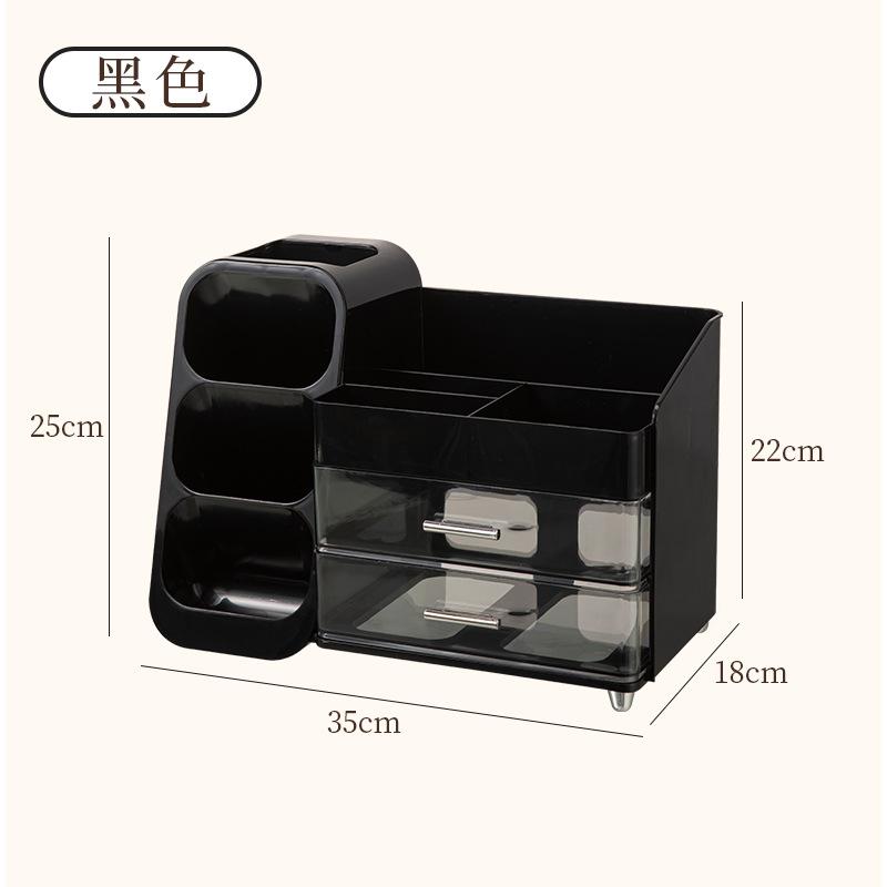 Набор косметических органайзеров большой вместимости, наклонная вставка, стойка-органайзер для ухода за кожей, помады, парфюмерии, масок, для домашнего использования