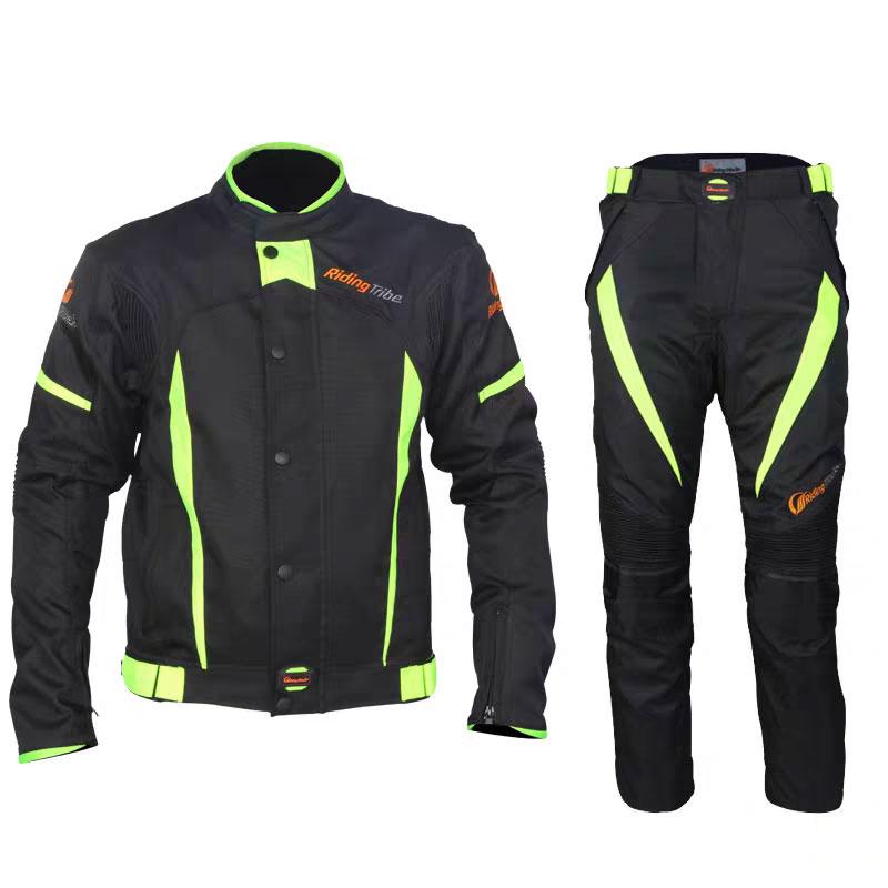 Windproof Waterproof and Breathable All-season Men's Motorcycle Racing Suit with Built-in Protective Gear Motorcycle Riding Gear