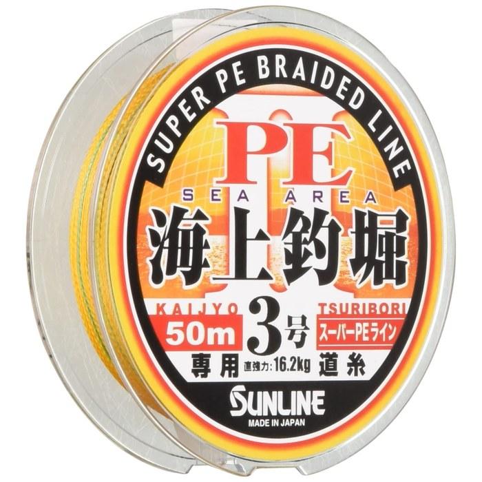 Шнур Sunline PE Kaisho Chori II HG 50м Нет. 3 Оранжевый & Черный & Зеленый Мульти