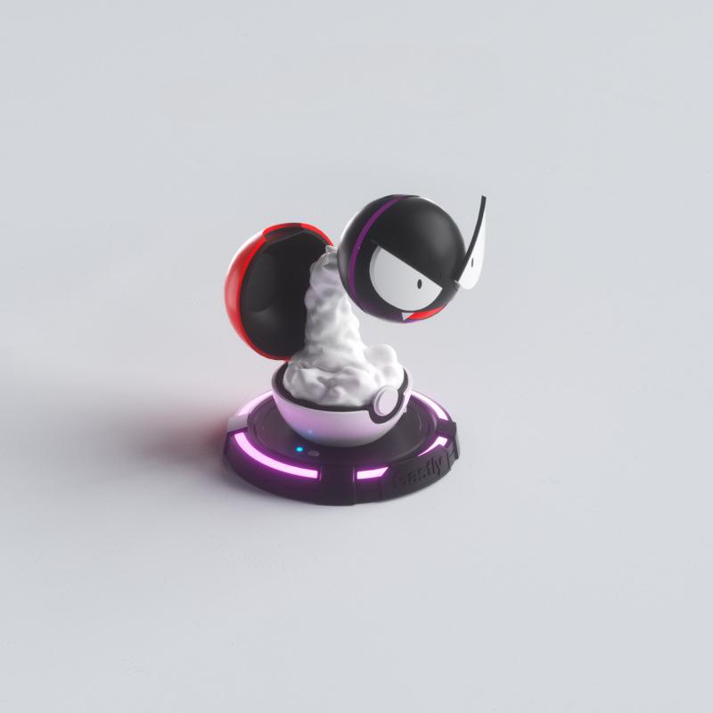 Pokemon Gastly Usb Air Humidifier Anime Water Mist Aromatherapy Diffuser Desktop Humidifier Creative Atmosphere Lighting Gifts