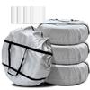 AUTOSKY Tire Tire Storage Tire Carry Outdoor 420D Thick Tire 4 Covers, Covers, Bags, Waterproof, Storage, Waterproof, Dustproof, Dirt-Resistant,
