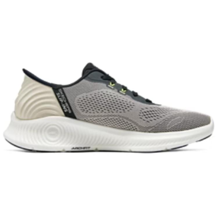 Skechers Go Walk Мягкие Удобные Низкие Повседневные Кроссовки Мужские Серый 216314-SAND