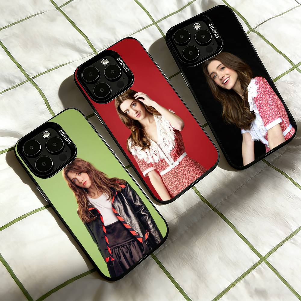 Ретро Шик Наталии Дайер Чехол для телефона iPhone 17,16,15,14,13,12,11 Plus,Pro Max,XS,Цветной Серебристый Чехол для телефона Funda Cover