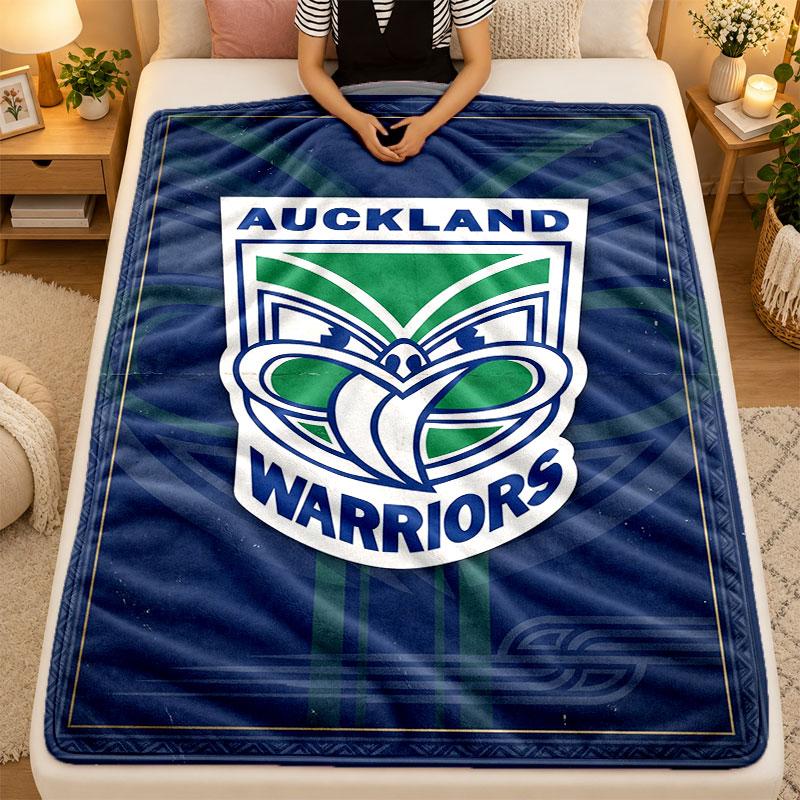 Flannel BlanketWigan Warriors Warm Soft Throw Blanket for Indoor Sofa Bed Living Room Use